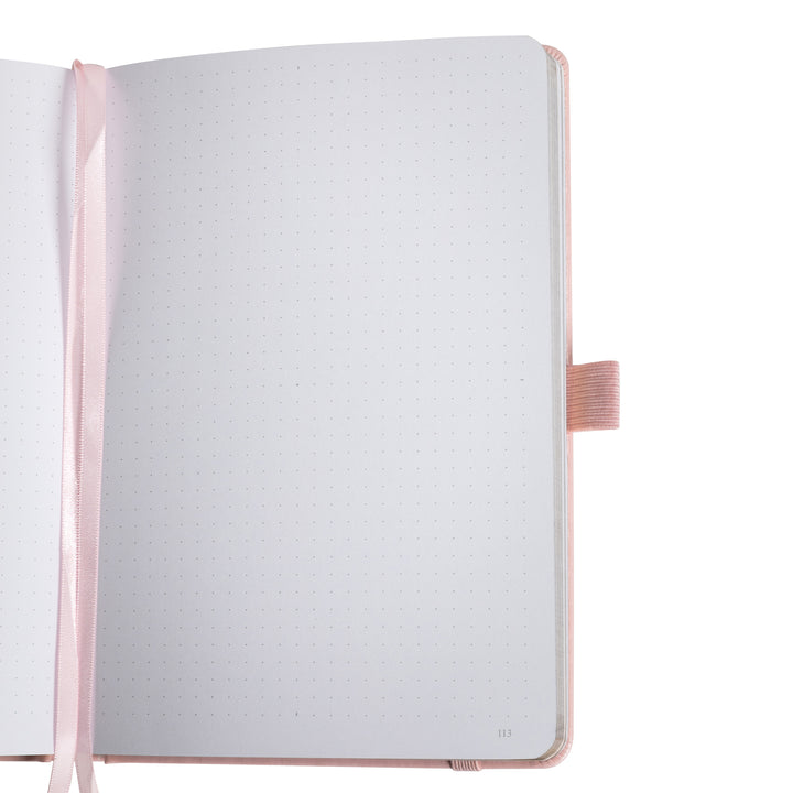 A5 Tree of Life Dot Grid Notebook - Pink