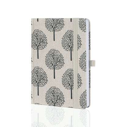 A5 Tree of Life Lined Notebook - Beige