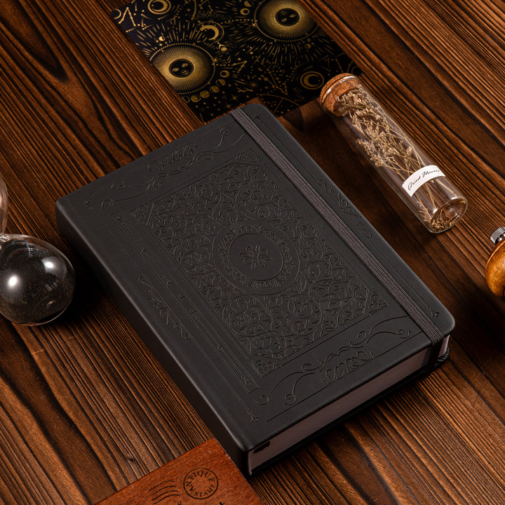 A5 Vintage Dot Grid Notebook - Gray