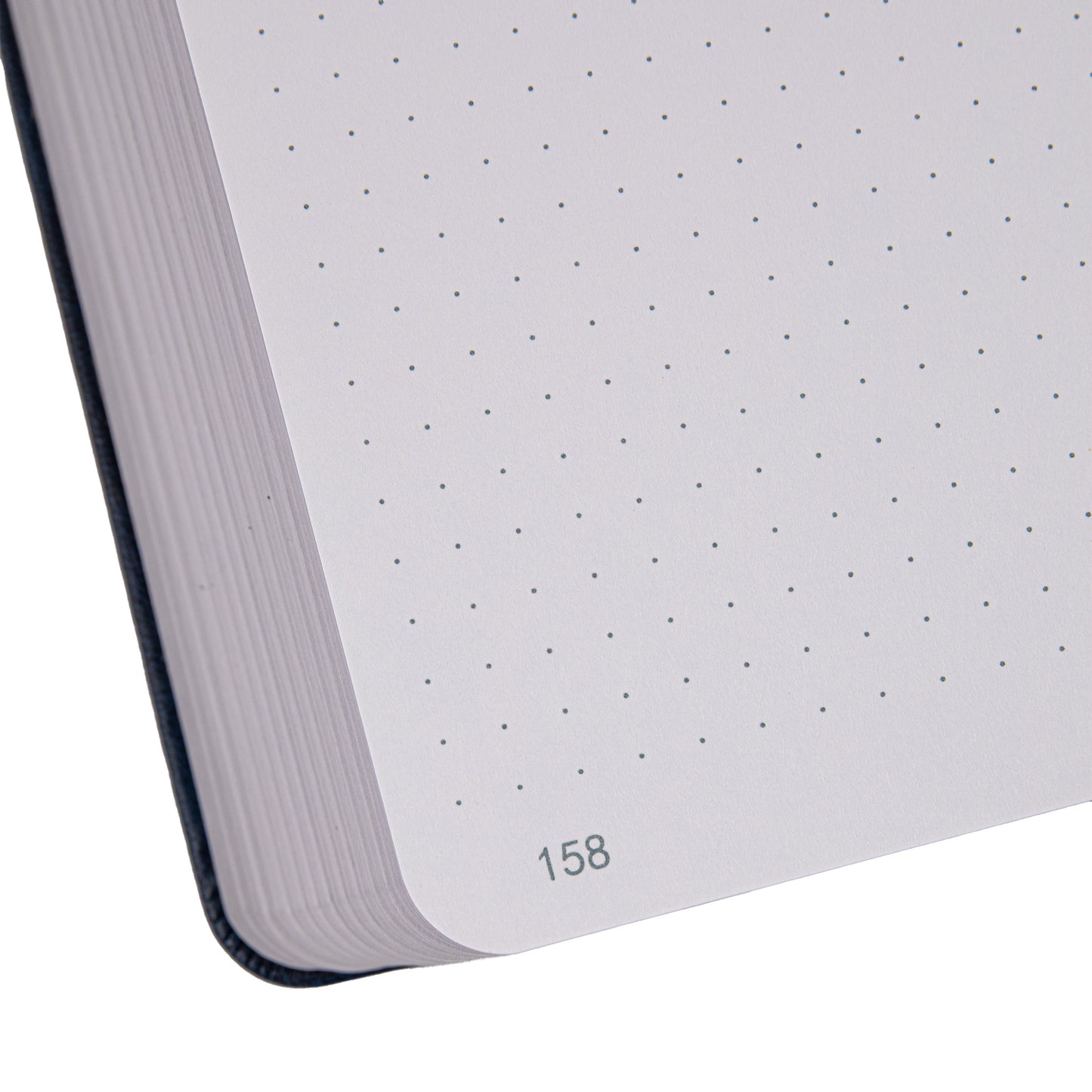 A5 Vintage Dot Grid Notebook - Blue