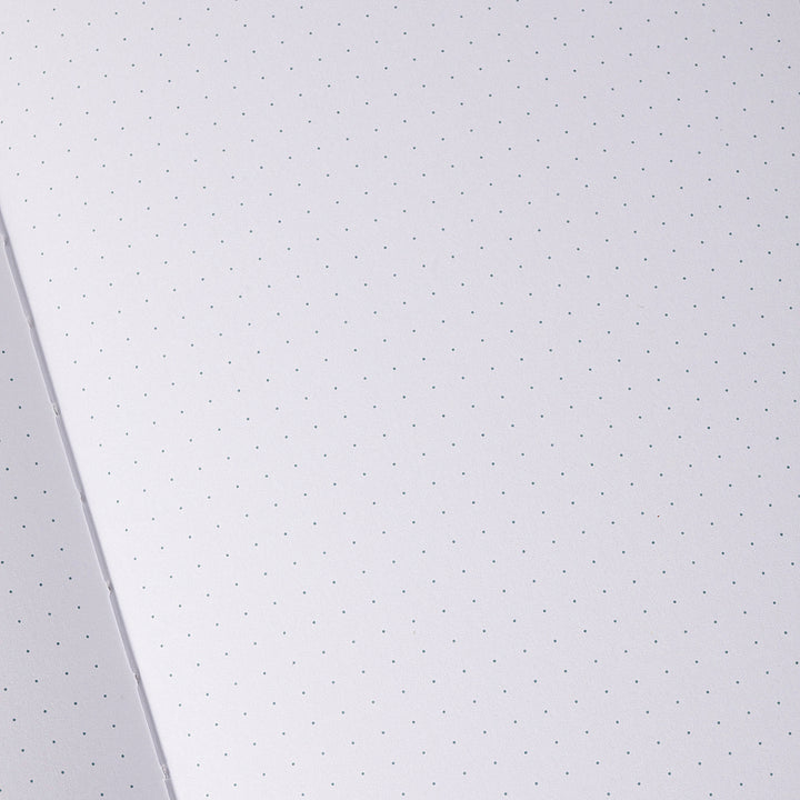 White Rose Dot Grid Notebook - A5