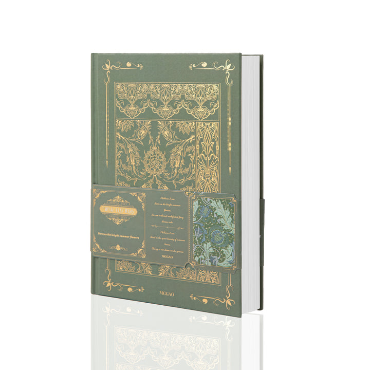 A5 Aesthetics Hardbound Notebook - Lined - Wind Flowers Ⅲ
