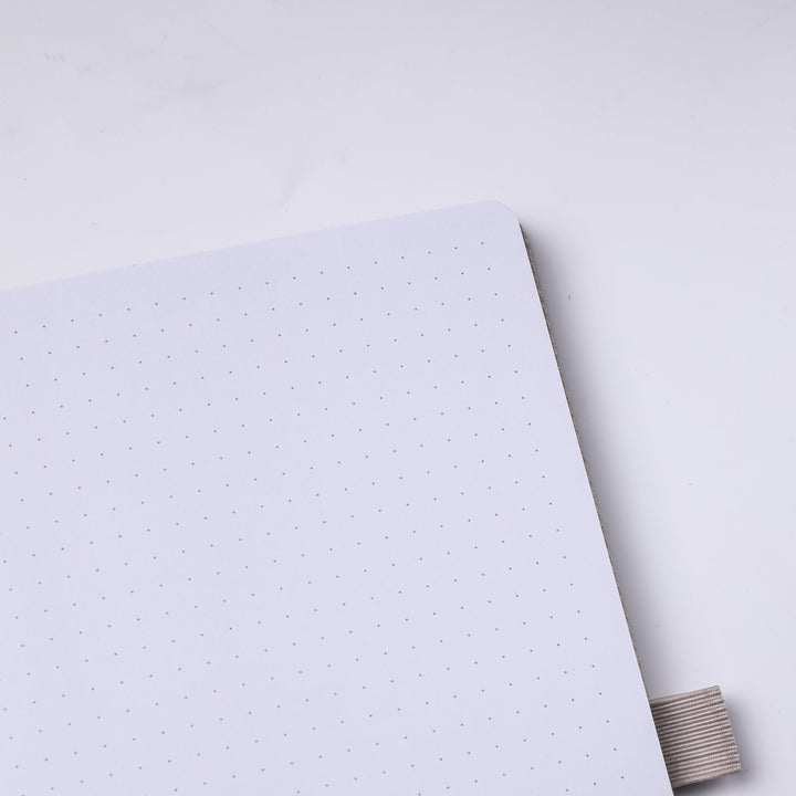 A5 Embrace the Light Dot Grid Notebook - Beige