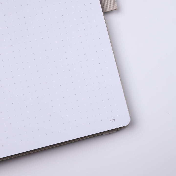A5 Embrace the Light Dot Grid Notebook - Beige