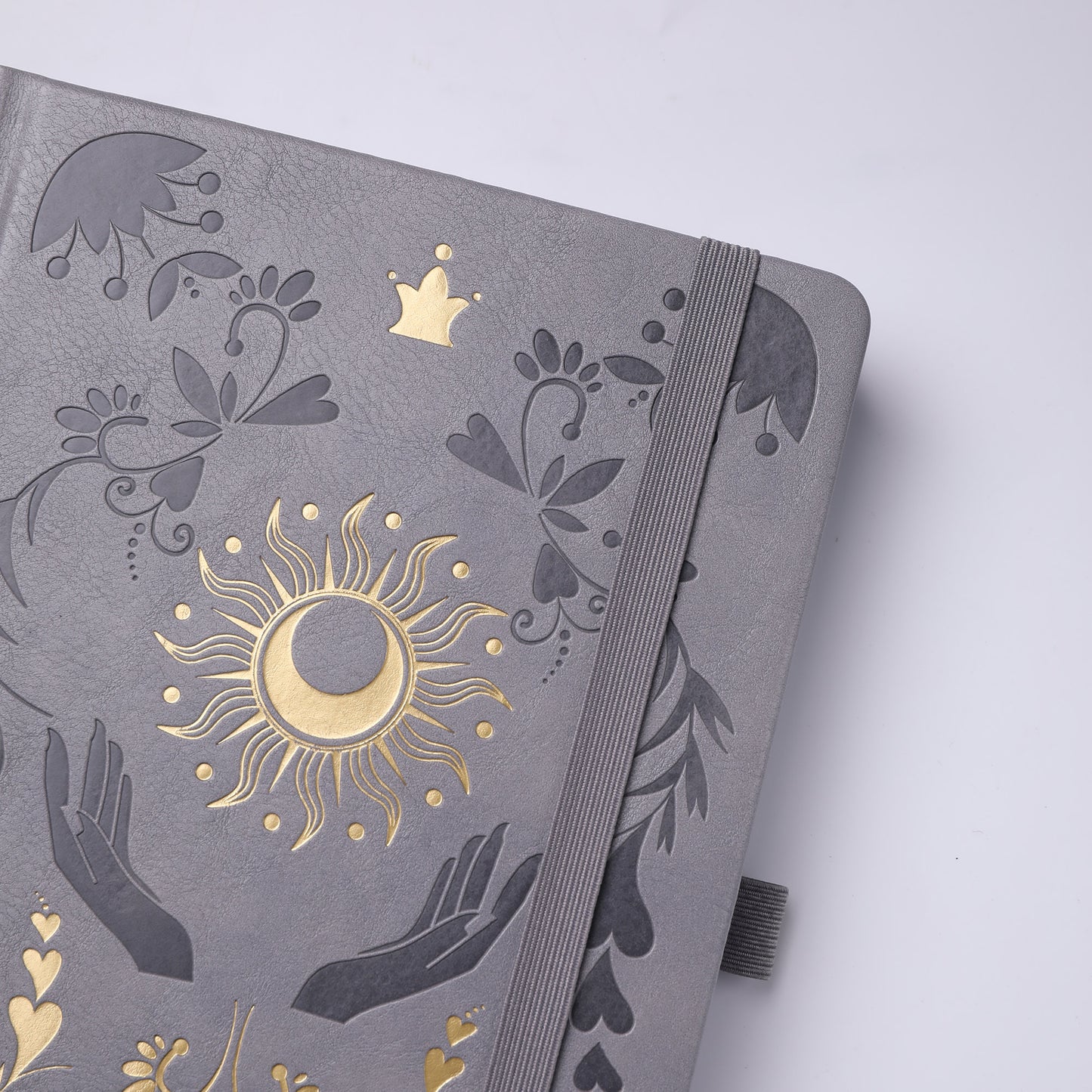 A5 Embrace the Light Dot Grid Notebook - Gray