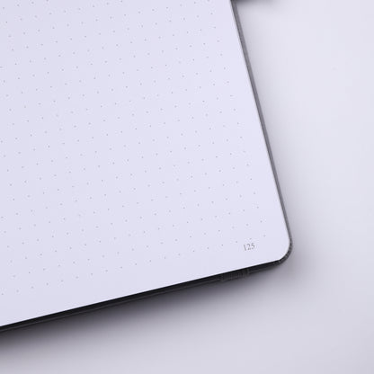 A5 Embrace the Light Dot Grid Notebook - Gray