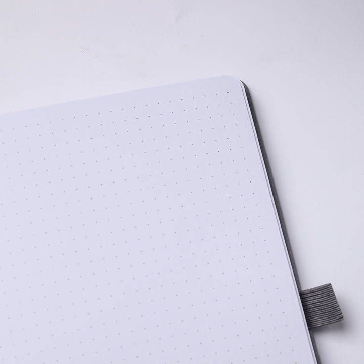 A5 Embrace the Light Dot Grid Notebook - Gray