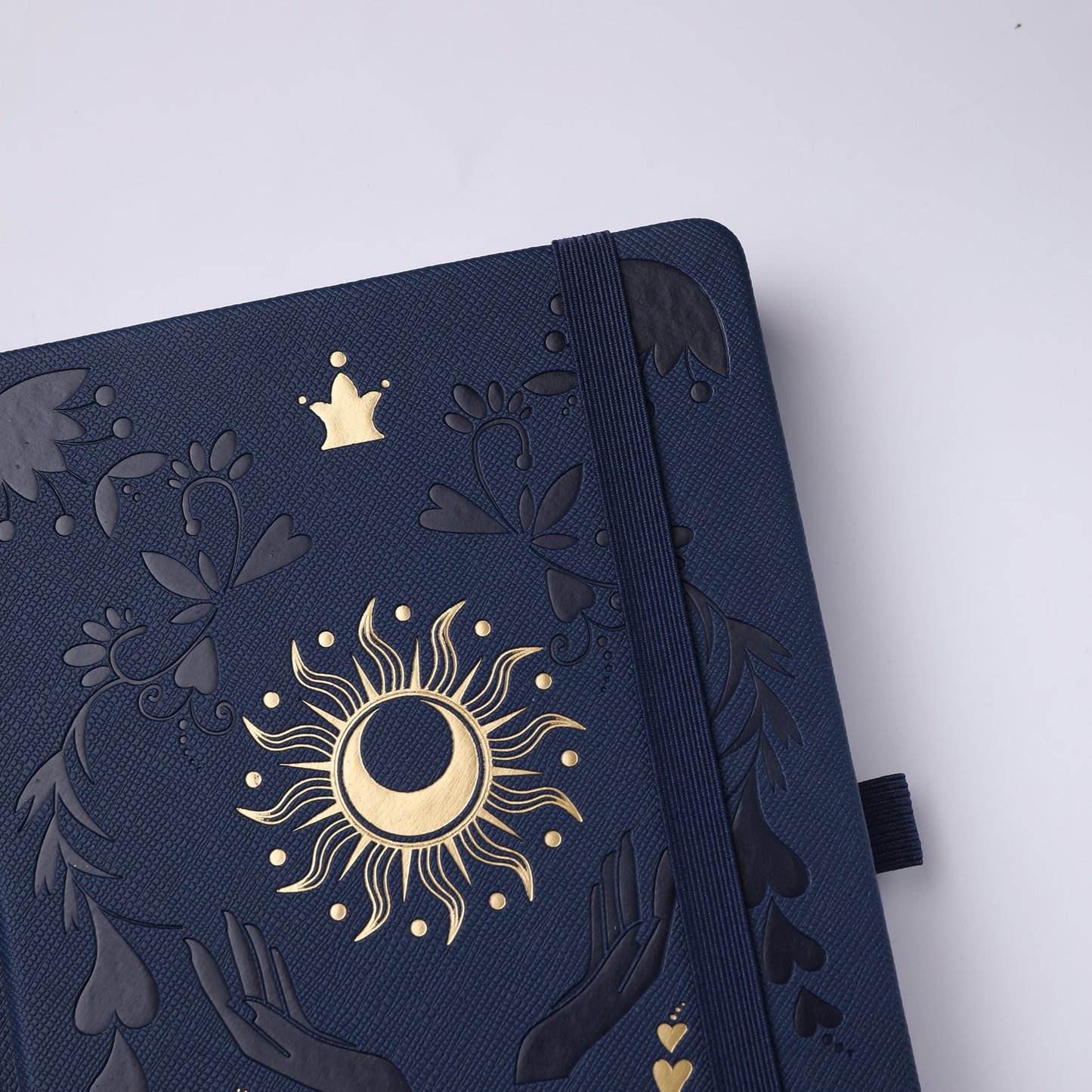A5 Embrace the Light Dot Grid Notebook - Navy