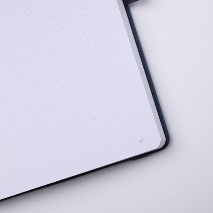 A5 Embrace the Light Dot Grid Notebook - Navy