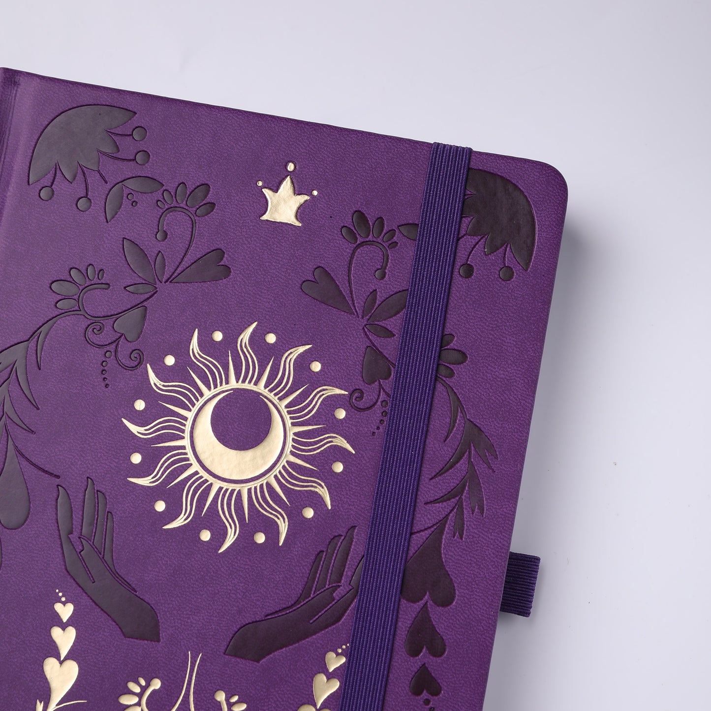 A5 Embrace the Light Dot Grid Notebook - Purple