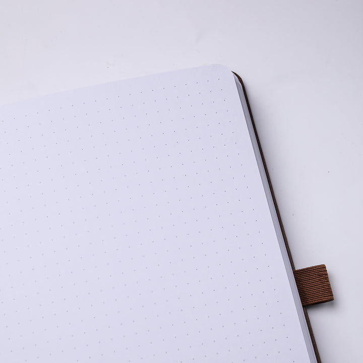 A5 Embrace the Light Dot Grid Notebook - Tan
