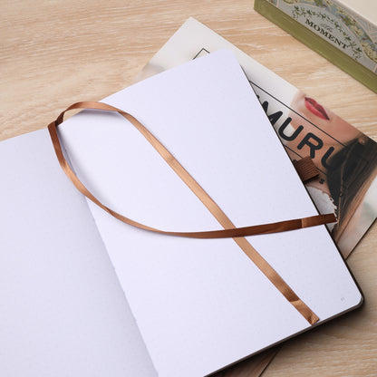 A5 Embrace the Light Dot Grid Notebook - Tan