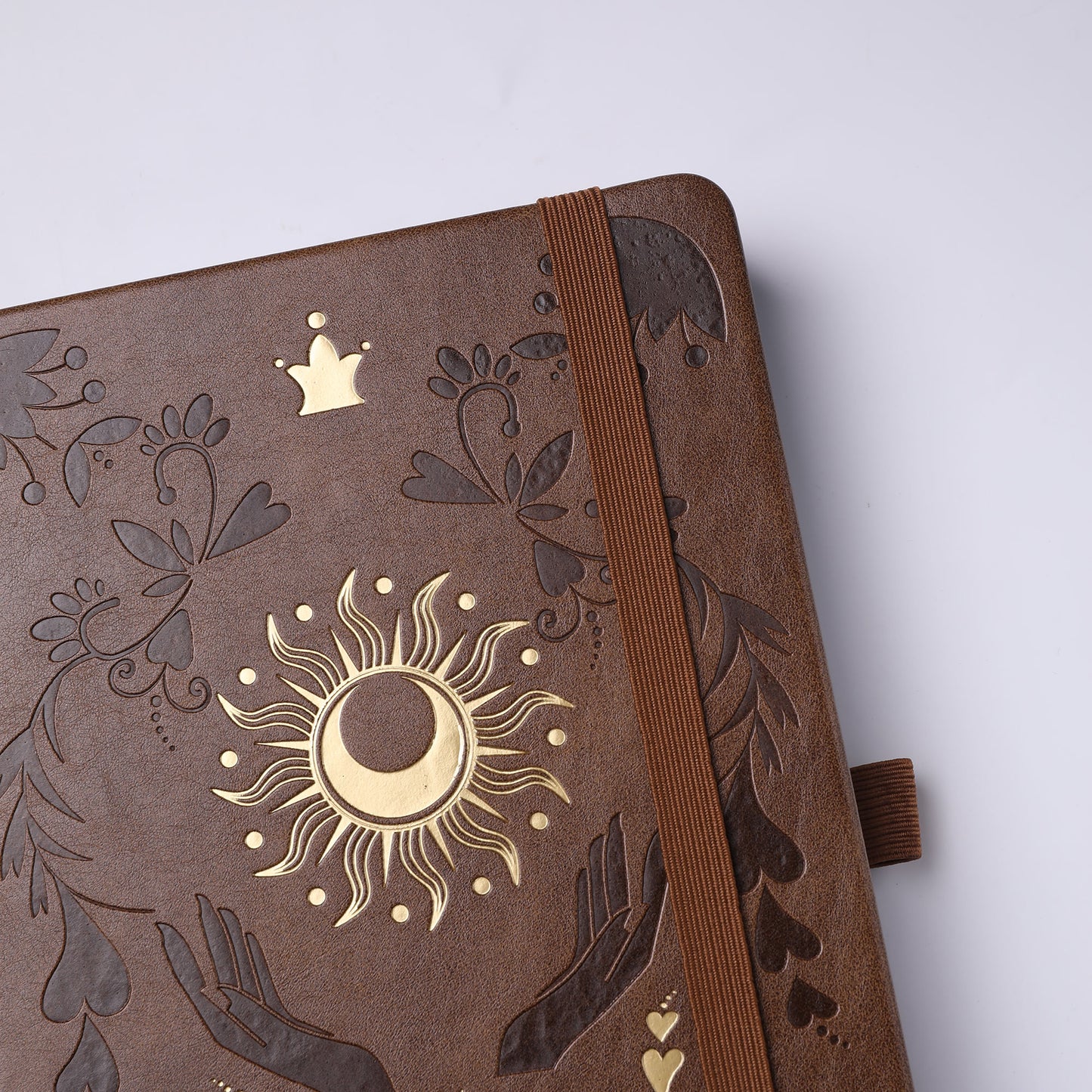 A5 Embrace the Light Dot Grid Notebook - Tan