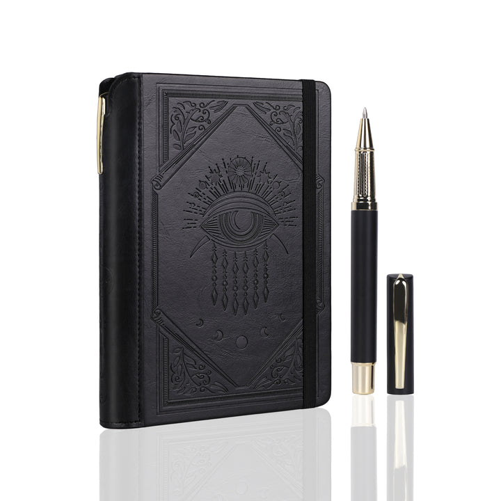 A5 Evil Eye Lined Notebook - Black