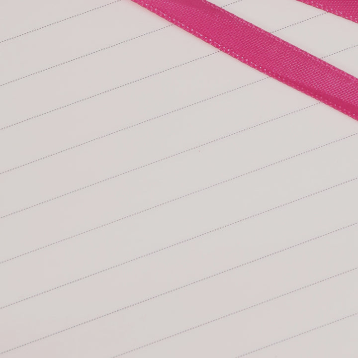 A5 Evil Eye Lined Notebook - Light Purple