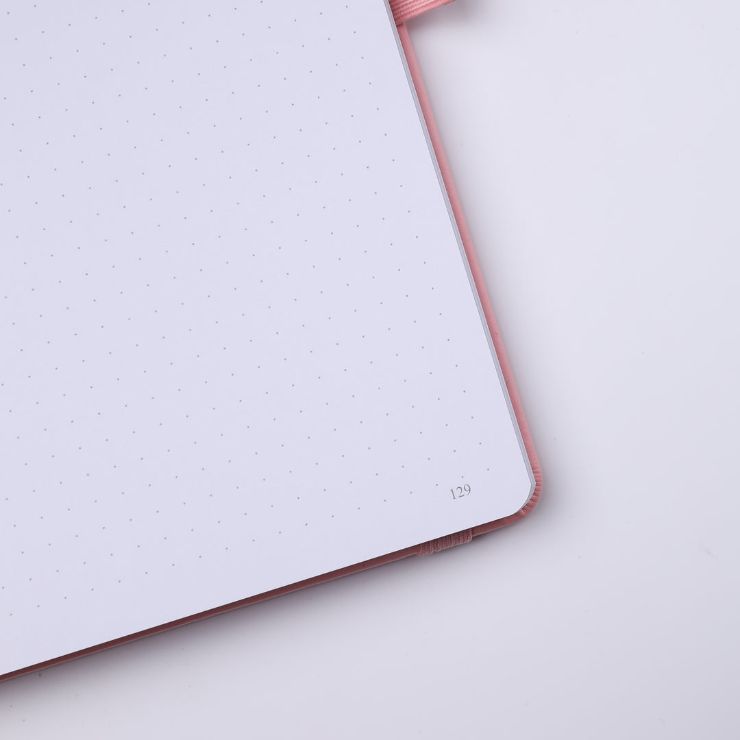 A5 Follow Your Dreams Dot Grid Notebook - Pink