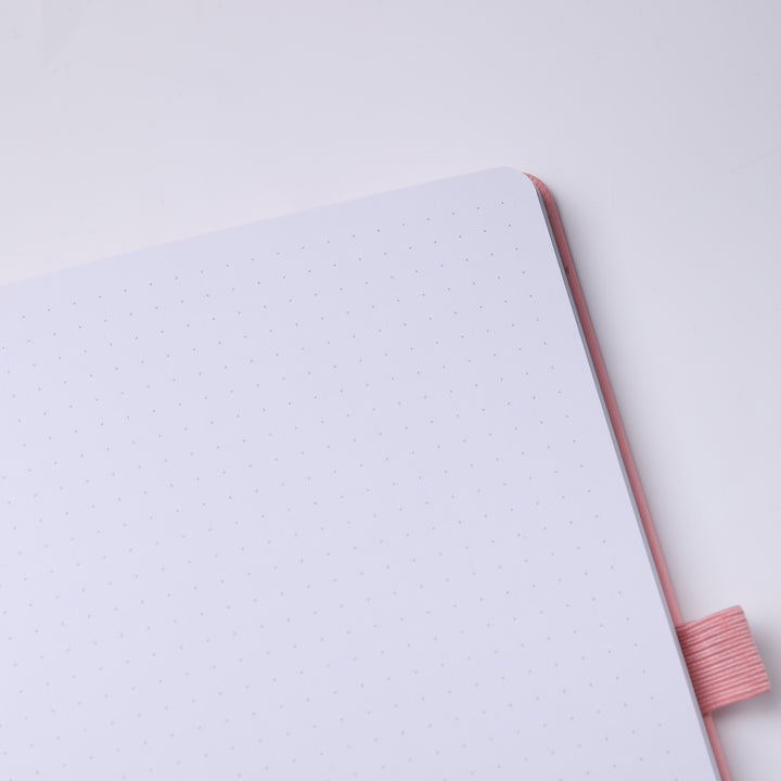 A5 Follow Your Dreams Dot Grid Notebook - Pink