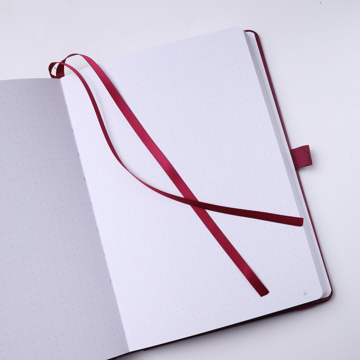 A5 Follow Your Dreams Dot Grid Notebook - Purple