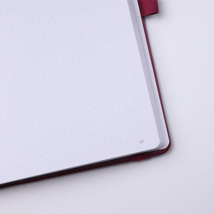 A5 Follow Your Dreams Dot Grid Notebook - Purple