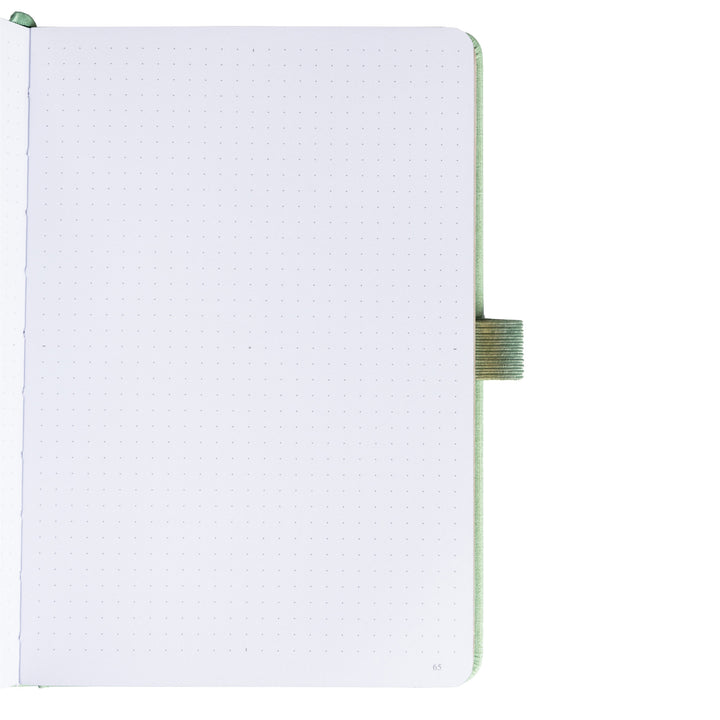 A5 Lotus &amp; Koi Notebook - Light Green