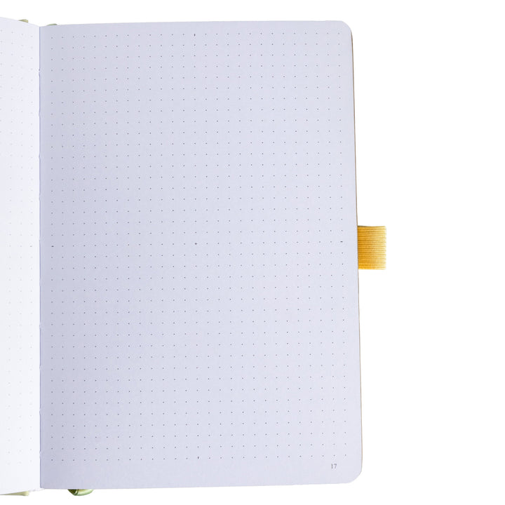 A5 Lotus &amp; Koi Notebook - Light Yellow