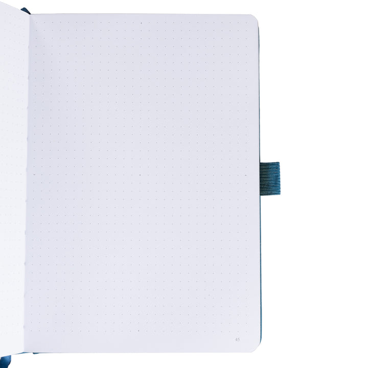 A5 Lotus &amp; Koi Notebook - Navy