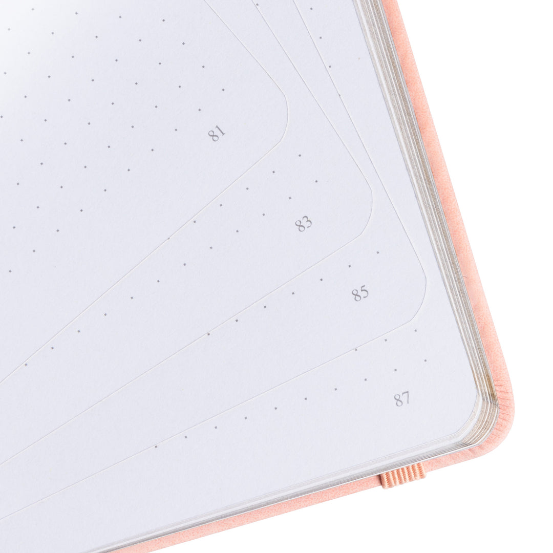 A5 Lotus &amp; Koi Notebook - Pink
