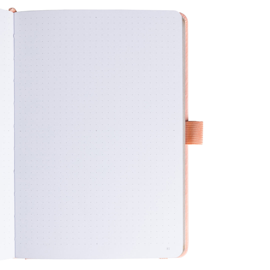 A5 Lotus &amp; Koi Notebook - Pink