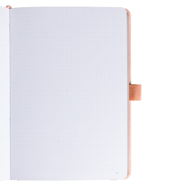 A5 Lotus &amp; Koi Notebook - Pink