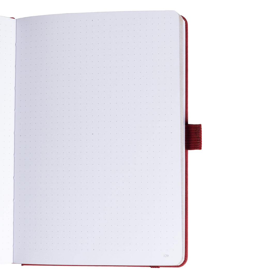 A5 Lotus &amp; Koi Notebook - Red