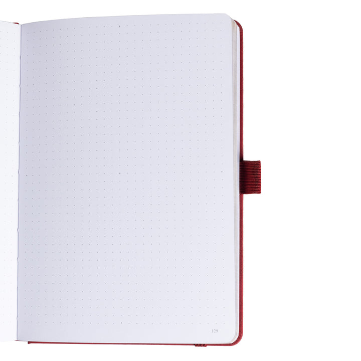 A5 Lotus &amp; Koi Notebook - Red