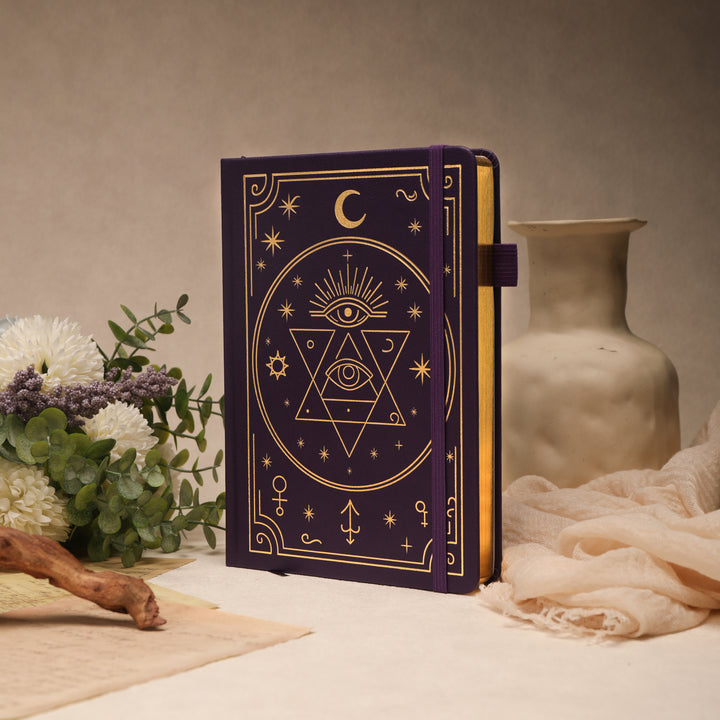 A5 Mystic Gaze Dot Grid Notebook