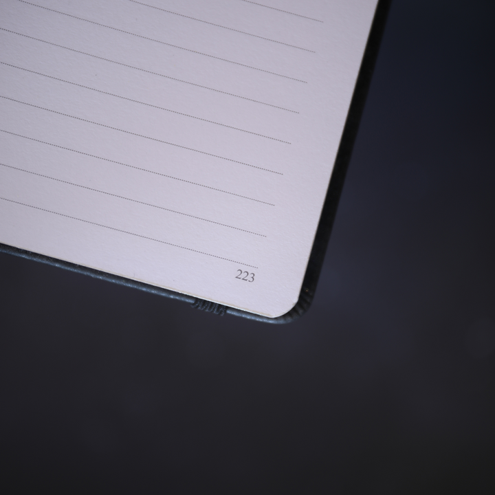 A5 Solunara Lined Notebook - Navy