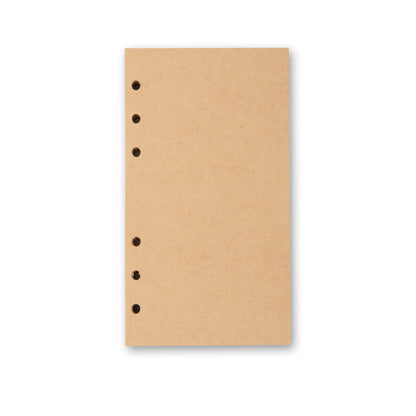 Refill Paper - Kraft Blank - A6 - 80 Sheets