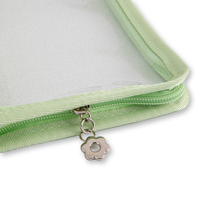 Glitter 6 Ring Binder Cover - A6 - Green