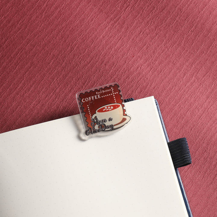 Acrylic Paper Clip - Cappuccino