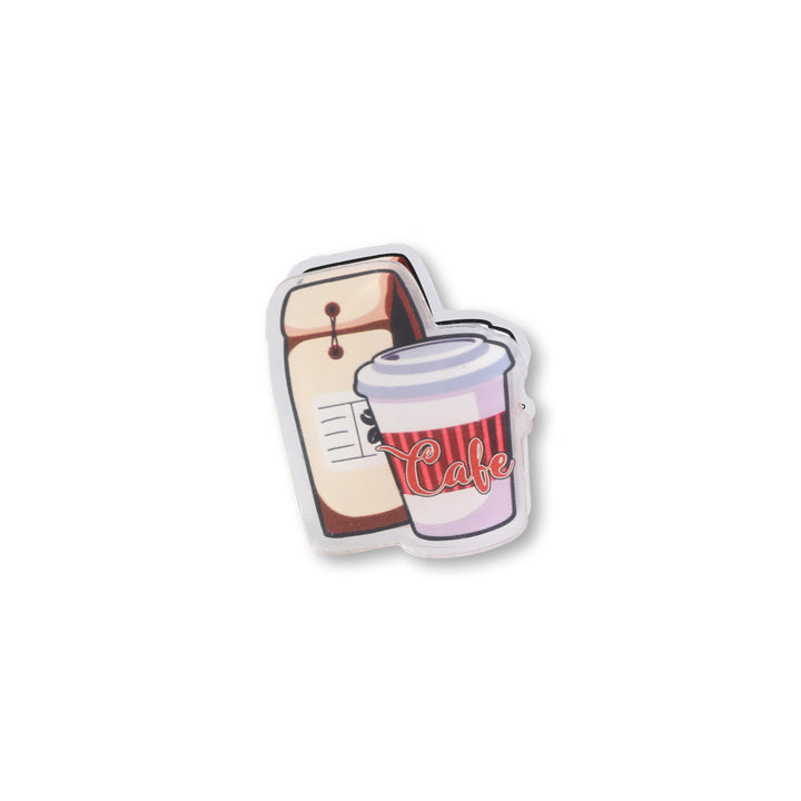 Acrylic Paper Clip - Oat Milk Latte