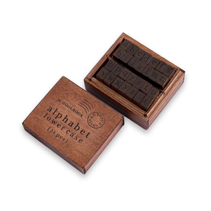 Alphabet Lower Case Wooden Stamp - Set of 28