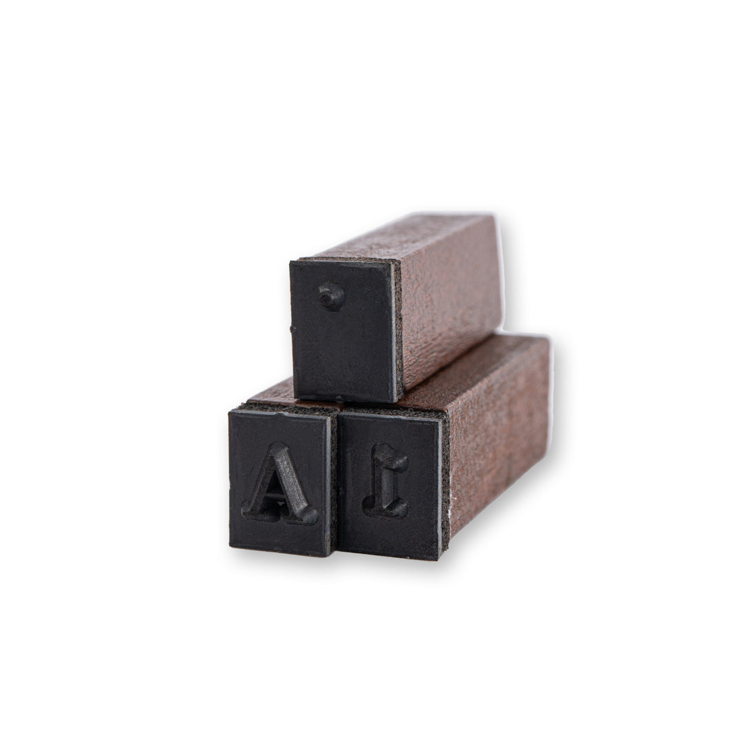 Alphabet & Number & Symbol Wooden Stamp - Set of 70