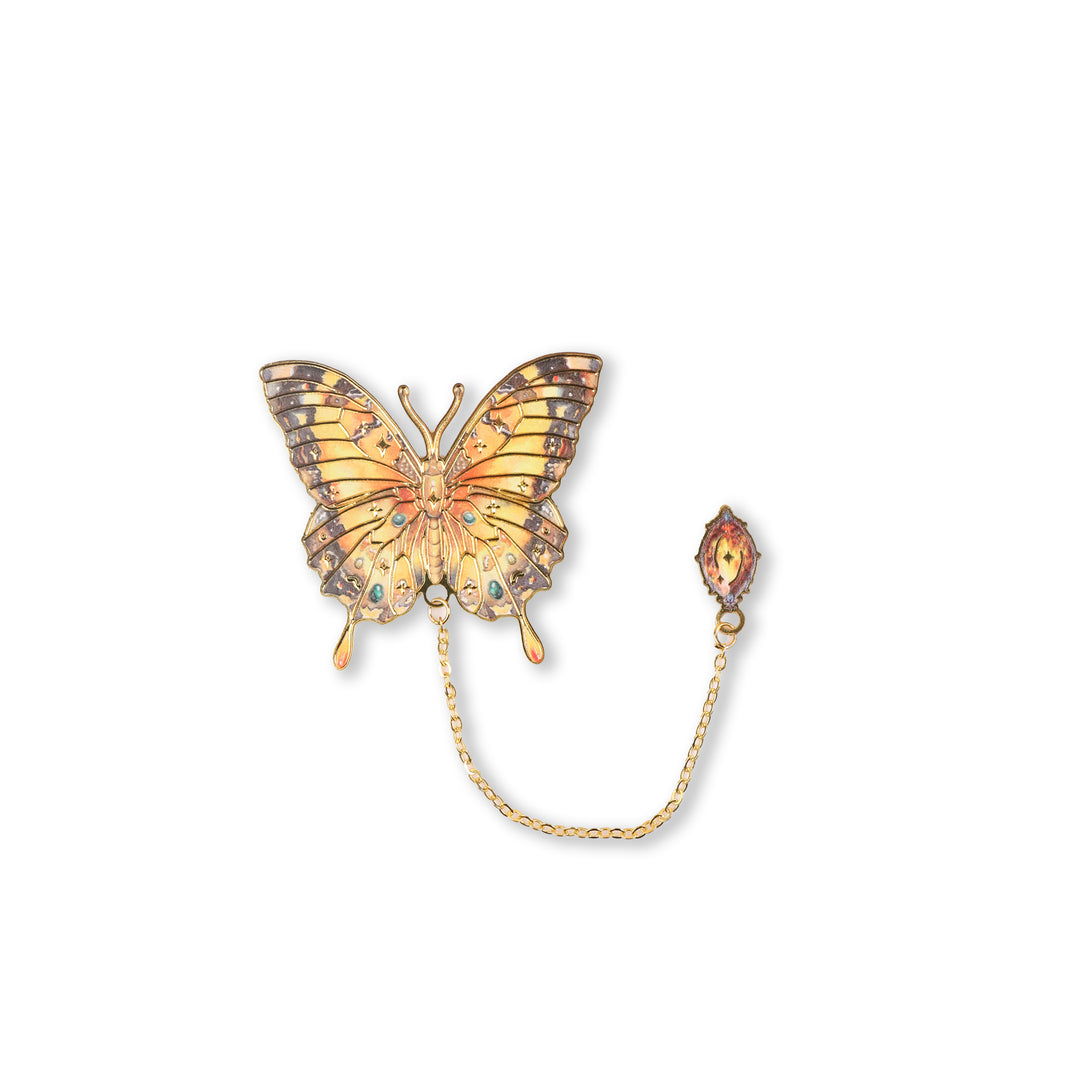 Metal Butterfly In Painting Bookmark