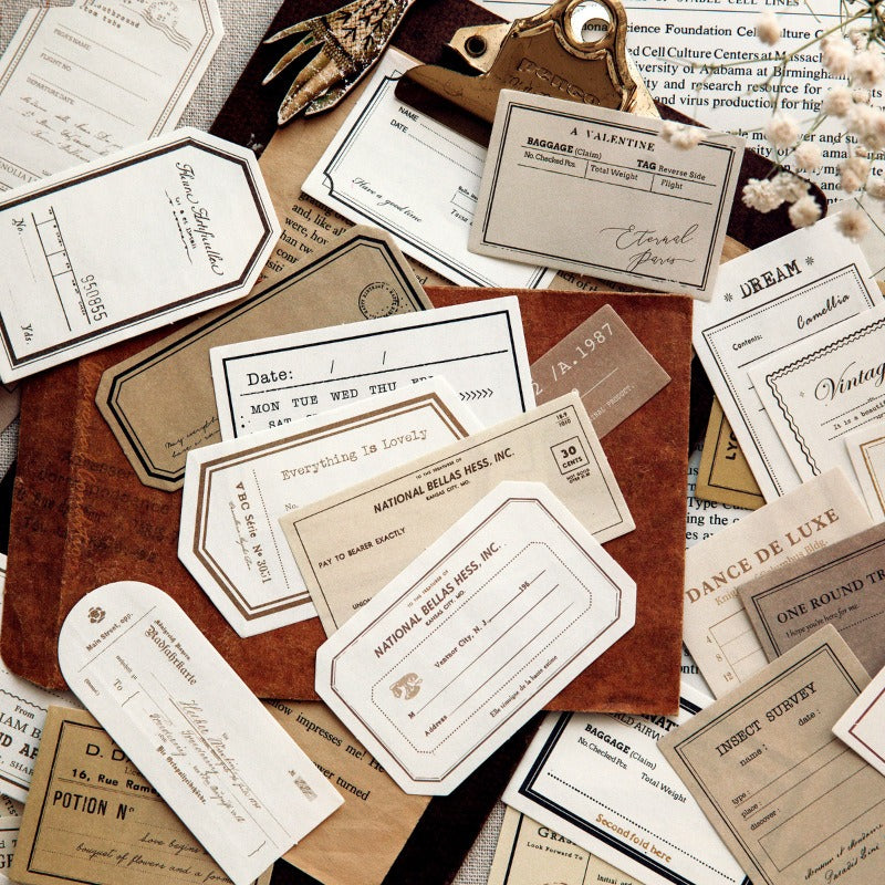 Notes Collection Tags Scrapbook Paper - 400 Pcs