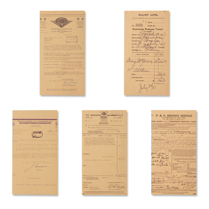 Antique Bookstore Scrapbook Paper - Ticket - 60 Sheets
