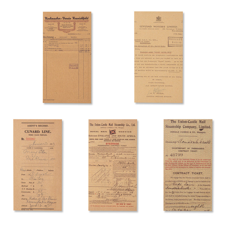 Antique Bookstore Scrapbook Paper - Ticket - 60 Sheets
