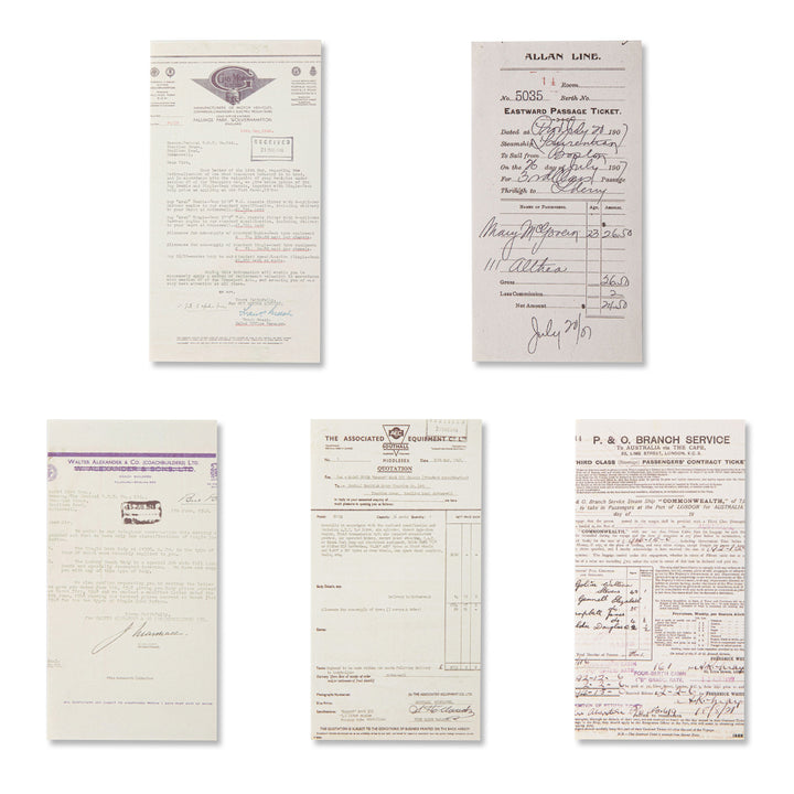 Antique Bookstore Scrapbook Paper - Ticket - 60 Sheets