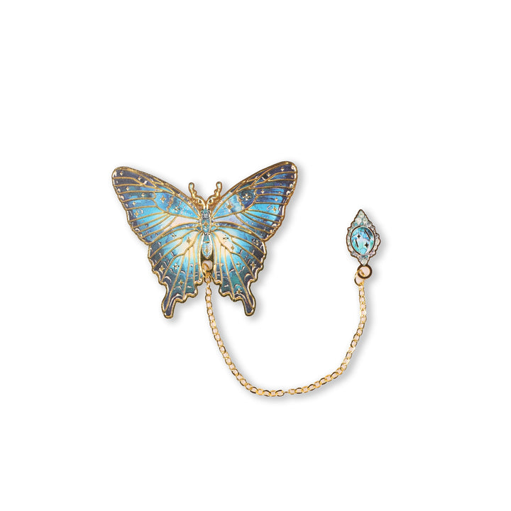 Metal Butterfly In Painting Bookmark