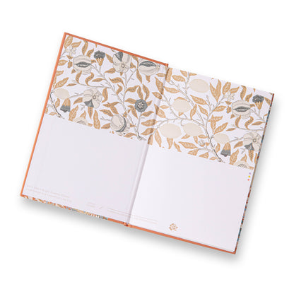 Euramia's Song Gold Foil Notebook - A5 - Lined - Sally