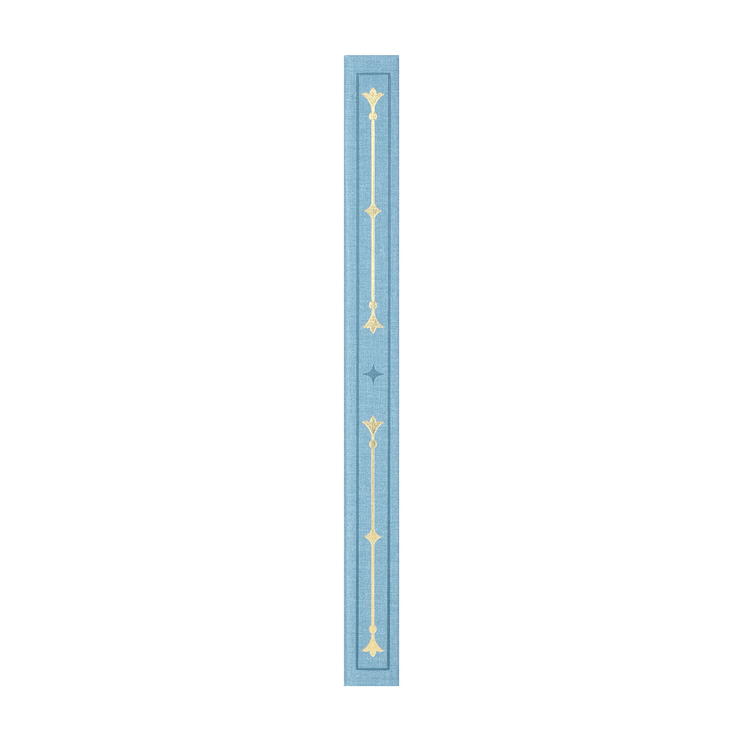 B5 Gold Vintage Dot Grid Notebook - Blue