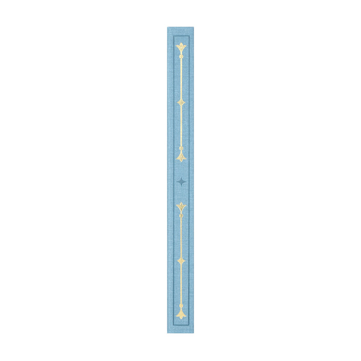 B5 Gold Vintage Dot Grid Notebook - Blue