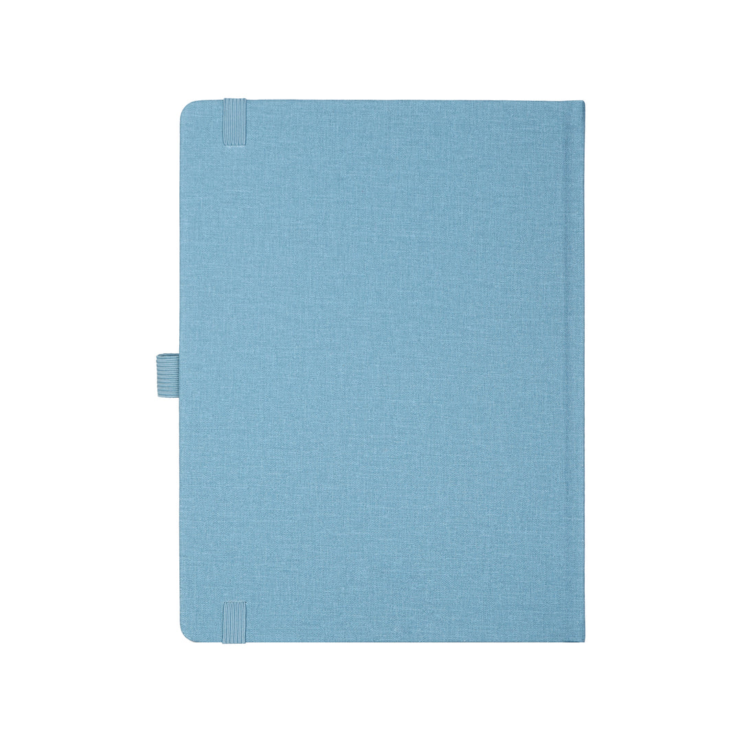 B5 Gold Vintage Dot Grid Notebook - Blue