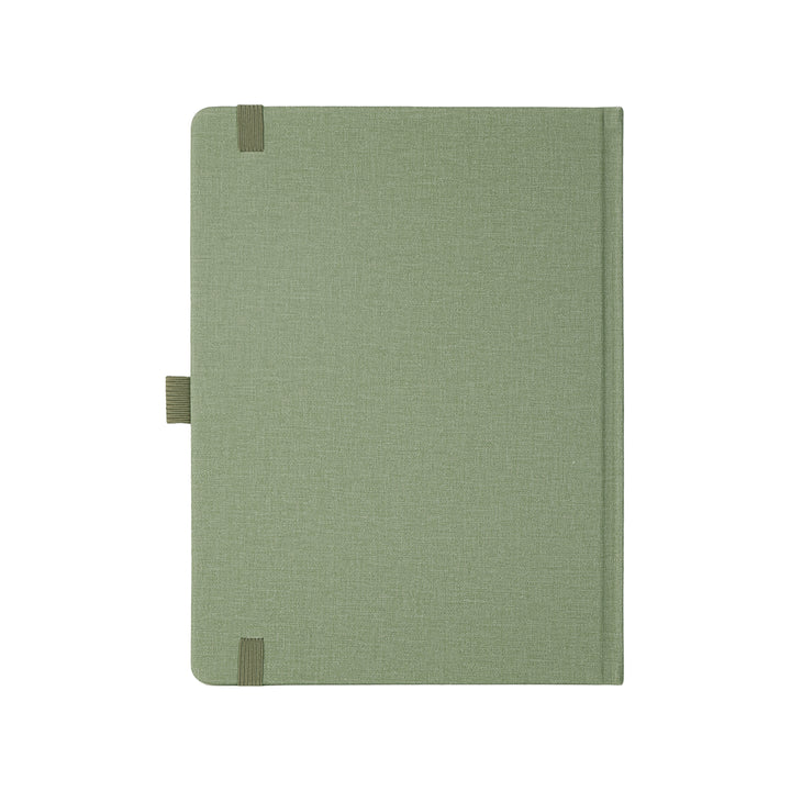 B5 Gold Vintage Dot Grid Notebook - Green